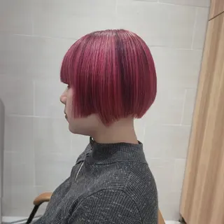 ショート カラー 大橋 ころあのヘアスタイル