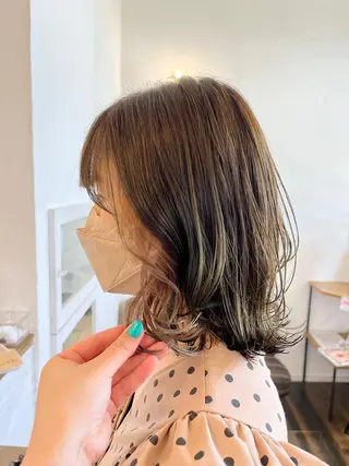ミディアム カラー 伊藤ゆかり/髪質改善 /透明感カラーのヘアスタイル