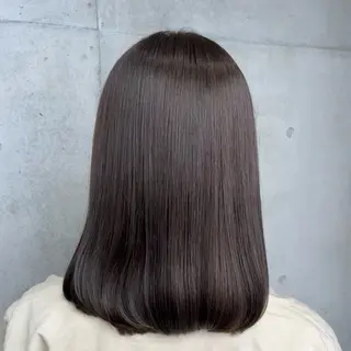 ミディアム Luont所属・aren ／透明感colorのヘアスタイル