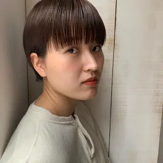 ショート カラー イヌイ フウコのヘアスタイル