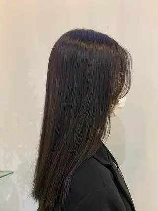 カラー ブリーチしない暖色 カラー🥀杉 優菜のヘアスタイル