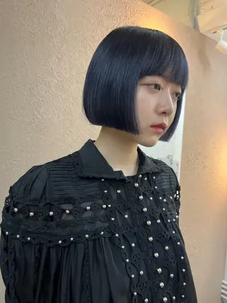 ショート レイヤー/ケアパーマ /ニュアンス/モードのヘアスタイル