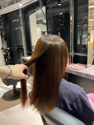 セミロング 加藤 優眞のヘアスタイル