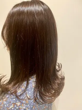 ミディアム カラー 🌹艶髪カラー🌹 津田晴加【西荻窪】のヘアスタイル