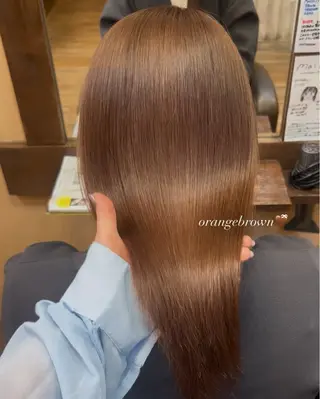 ロング 青木 舞佳のヘアスタイル