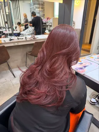 ロング カラー 韓国ヘア🇰🇷 YUKINAのヘアスタイル