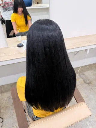 ロング カラー 🦋ワンカラー/ 暖色カラー🥀恵佑のヘアスタイル