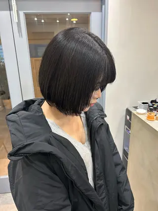 ミディアム カラー ヘアアレンジ ボブ /ニュアンス/ satomi🧸💖のヘアスタイル