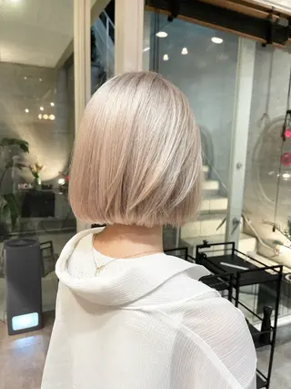ショート カラー 中韓mix💖 トレンドヘアMIKUのヘアスタイル