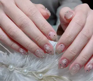 ネイル ネイルサロンAiri 長さ出し·シンプルのネイルデザイン