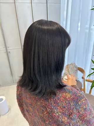 ミディアム カラー 風香🪼レイヤー /透明感カラーのヘアスタイル