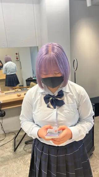 ショート SALOWIN柏Suite所属・柏最安値インナー/ イヤリング/岡本智樹のヘアスタイル