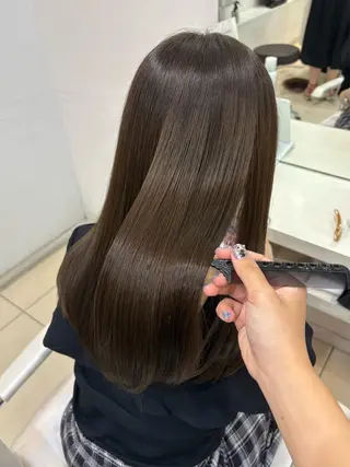 ミディアム カラー 🌻髪質改善カラー 🌻Yunaのヘアスタイル