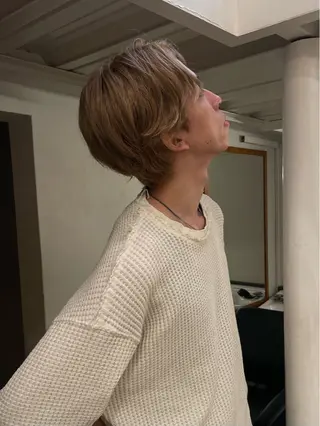 ショート パーマ メンズ 原宿/ケパーマ 🧺ユウマのヘアスタイル