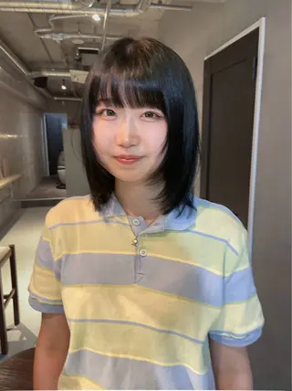 ミディアム 小野 龍樹のヘアスタイル