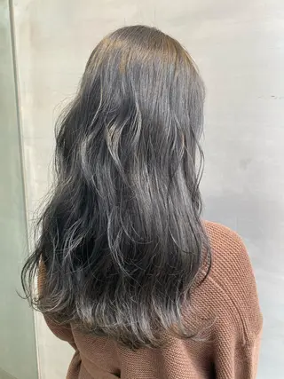 ロング カラー brace今里店店長 加井直樹のヘアスタイル
