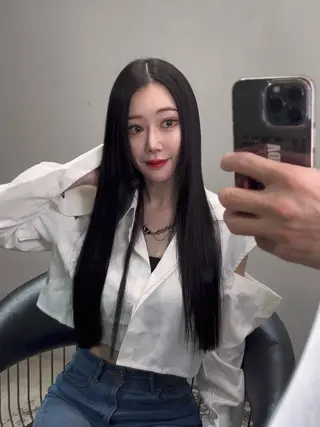 ロング カラー etora 渋谷所属・itaru/網紅ヘア 🇨🇳ケラチンTRのヘアスタイル