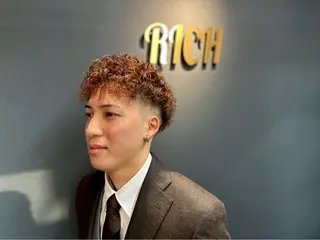 パーマ BARBER SHOP RICH所属・【メンズパーマ】 山下勝勲のヘアスタイル