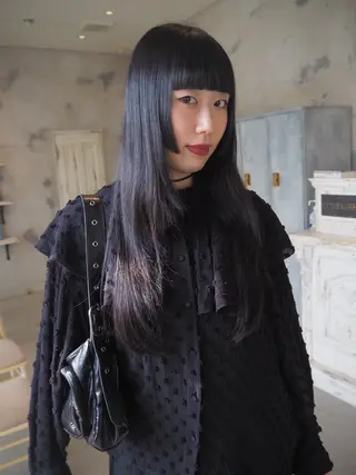 ロング COME G HEAD 上之裏所属・高木 青空のヘアスタイル