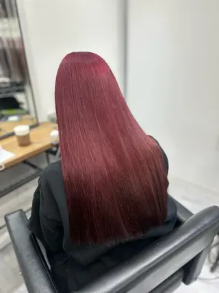 ロング カラー SAKI🫧透明感 カラー&エクステのヘアスタイル