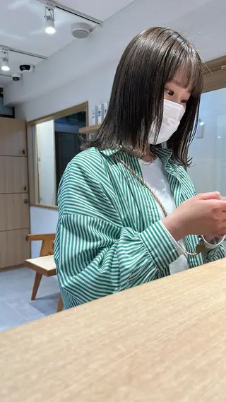 ミディアム カラー 🌱加藤　胡太郎 /艶髪ストレート🌱のヘアスタイル