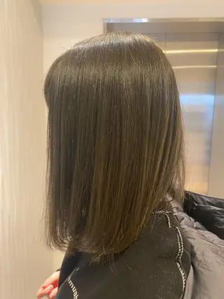 ミディアム 大倉 未波のヘアスタイル