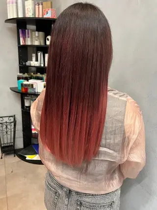 ロング カラー 🐬rara 🐬のヘアスタイル