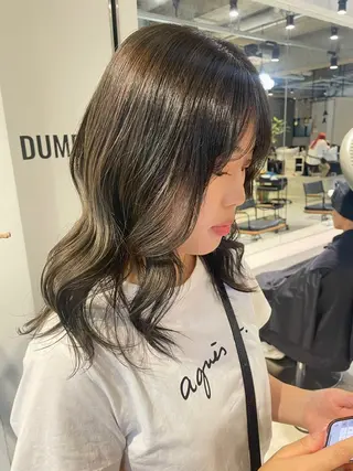 セミロング カラー ユウナ🎀レイヤー/ 暖色カラーのヘアスタイル