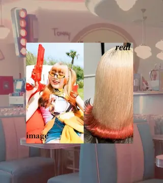 ロング カラー あやか/ハイトーンカ ラー/デザインカラーのヘアスタイル