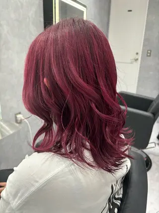 ミディアム カラー CS made by SHACHU 栄所属・山田 瑛司のヘアスタイル