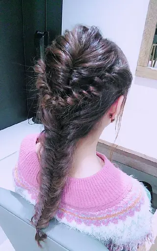 ロング ヘアアレンジ スタイリスト /仲川葵のヘアスタイル