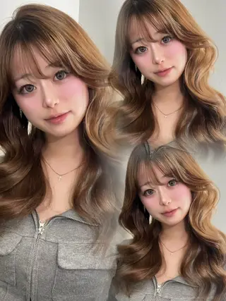 ロング HIMARI/レイヤ ー/透明感カラー🤍のヘアスタイル