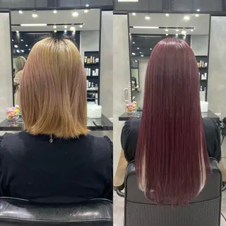 ロング カラー ヘアアレンジ ar+ ❤︎ maiのヘアスタイル