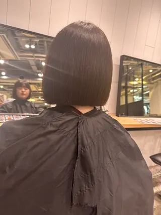 カラー 🌷モア 🌷暖色カラー・ボブのヘアスタイル