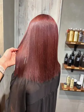 ロング カラー saya 🧸 カット/縮毛矯正のヘアスタイル