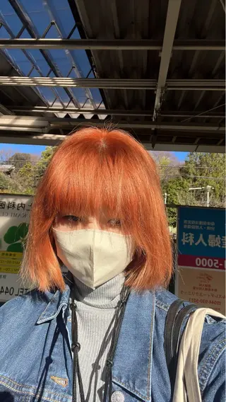 ミディアム mee.所属・カットモデル募集中 / ベージュ/あづきのヘアスタイル