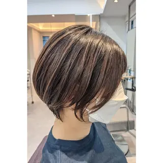 カラー ショート 🫧髪質改善•艶カラ ー特化🫧谷奥甲太のヘアスタイル