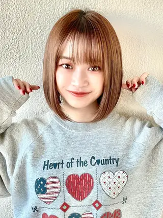 ミディアム カラー 市原 大翼のヘアスタイル