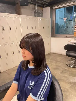 カラー 🤍韓国ヘア🤍透明 感ベージュ/まりんのヘアスタイル