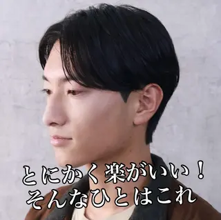 ショート カラー パーマ メンズ 森下 佑大のヘアスタイル