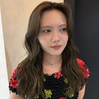 ロング カラー ヘアアレンジ KAHO 大阪カラーモデル募集のヘアスタイル