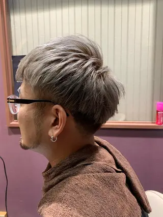 ショート カラー メンズ labyrinthノーブル所属・メンズ特化西村 雄太のヘアスタイル