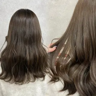 ロング カラー 🩶西 雪乃/透明感 🫧/赤み消し✨🩶のヘアスタイル