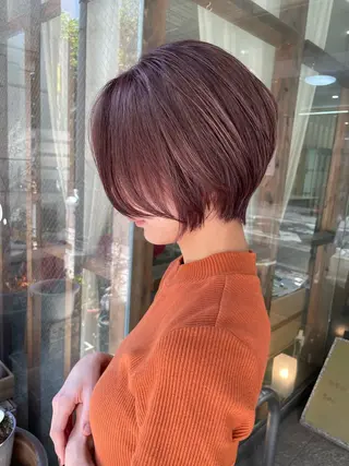 ショート カラー 安田 蓮のヘアスタイル