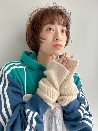 ショート 津葉井 麗奈のヘアスタイル