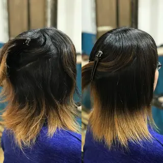 ミディアム 福島 和弥のヘアスタイル