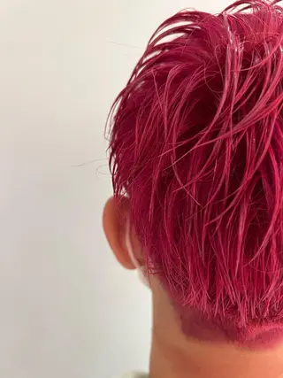 ショート カラー メンズ YUMA/レイヤー/ 似合わせ/パーマのヘアスタイル