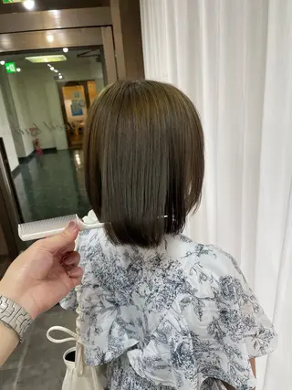 ショート カラー SOYON西大寺店所属・ダブルカラー/ 髪質改善💎安藤のヘアスタイル