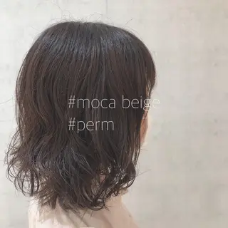 ミディアム カラー パーマ 🩵ANELA東口 齋藤琴音💚のマツエク・マツパデザイン