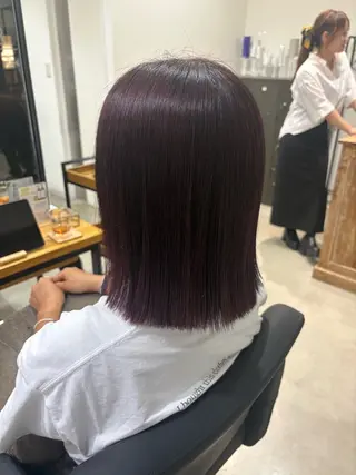 カラー anB アオイのヘアスタイル